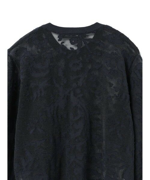 mizuiro ind / ミズイロインド カーディガン・ボレロ | mizuiro ind メッシュ刺繍クルーカーディガン | 詳細6