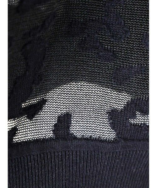 mizuiro ind / ミズイロインド カーディガン・ボレロ | mizuiro ind メッシュ刺繍クルーカーディガン | 詳細7