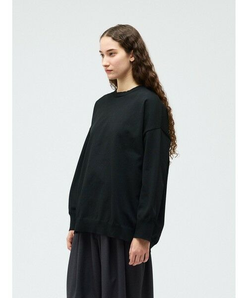 mizuiro ind / ミズイロインド ニット・セーター | mizuiro ind クルーネックワイドプルオーバー | 詳細6
