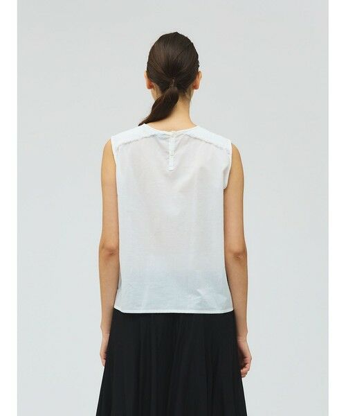 mizuiro ind / ミズイロインド シャツ・ブラウス | mizuiro ind ピンタック＆レースノースリーブプルオーバー | 詳細5