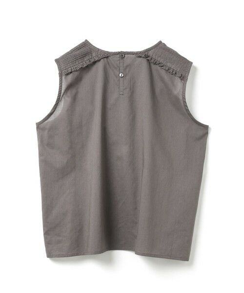 mizuiro ind / ミズイロインド シャツ・ブラウス | mizuiro ind ピンタック＆レースノースリーブプルオーバー | 詳細14