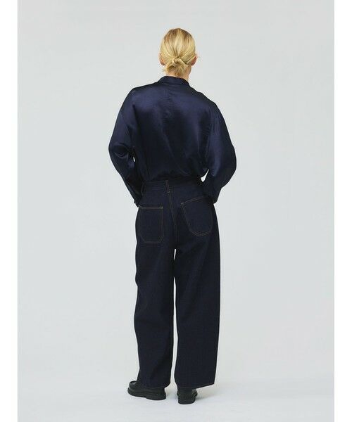 mizuiro ind / ミズイロインド シャツ・ブラウス | mizuiro ind サテンワークシャツ | 詳細10