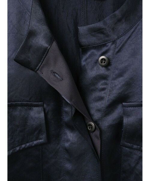 mizuiro ind / ミズイロインド シャツ・ブラウス | mizuiro ind サテンワークシャツ | 詳細12