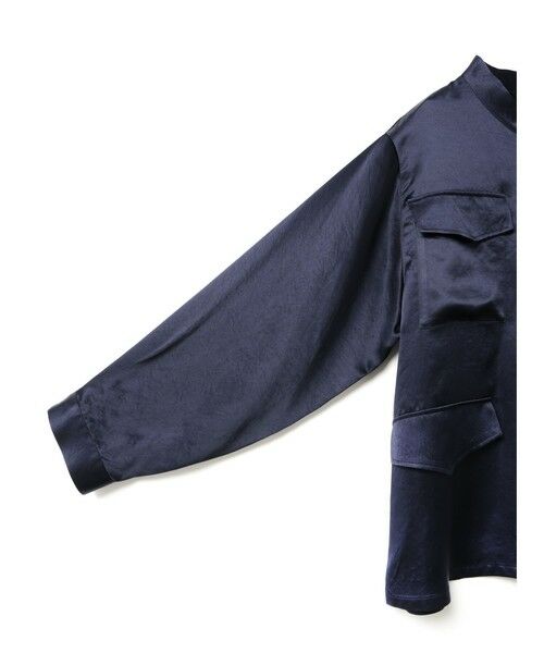 mizuiro ind / ミズイロインド シャツ・ブラウス | mizuiro ind サテンワークシャツ | 詳細13