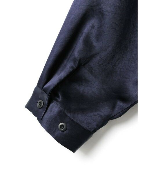 mizuiro ind / ミズイロインド シャツ・ブラウス | mizuiro ind サテンワークシャツ | 詳細16