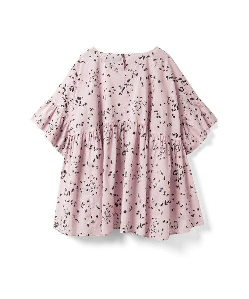 mizuiro ind / ミズイロインド シャツ・ブラウス | mizuiro ind プリントワイドギャザープルオーバー | 詳細5