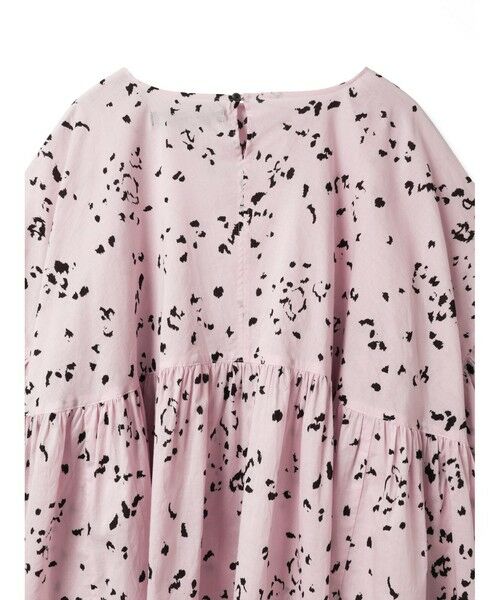 mizuiro ind / ミズイロインド シャツ・ブラウス | mizuiro ind プリントワイドギャザープルオーバー | 詳細6