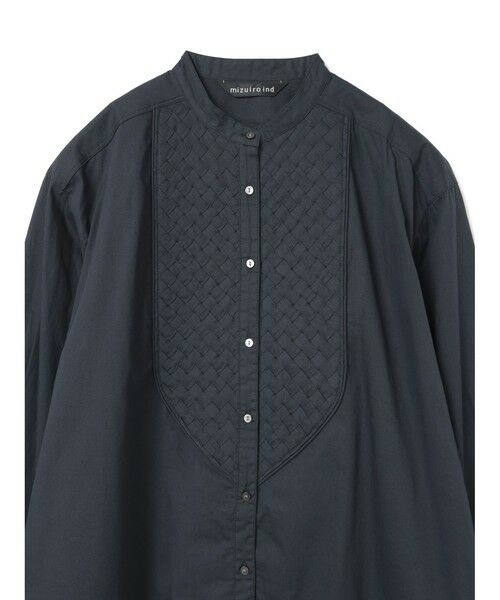mizuiro ind / ミズイロインド シャツ・ブラウス | mizuiro ind ブランディングクロスシャツ | 詳細2