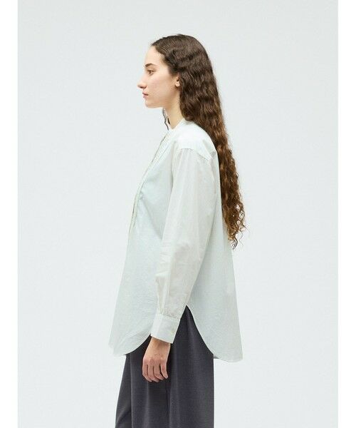 mizuiro ind / ミズイロインド シャツ・ブラウス | mizuiro ind ブランディングクロスシャツ | 詳細11