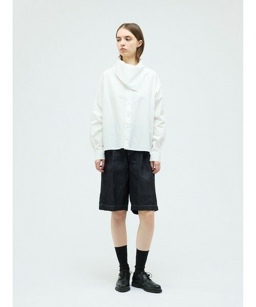 mizuiro ind / ミズイロインド シャツ・ブラウス | mizuiro ind スカーフカラーシャツ | 詳細16