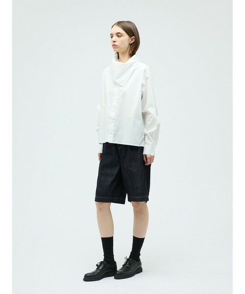 mizuiro ind / ミズイロインド シャツ・ブラウス | mizuiro ind スカーフカラーシャツ | 詳細17