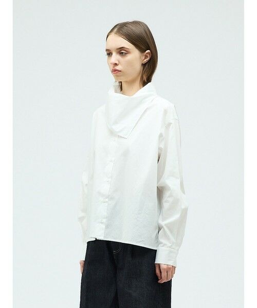 mizuiro ind / ミズイロインド シャツ・ブラウス | mizuiro ind スカーフカラーシャツ | 詳細13