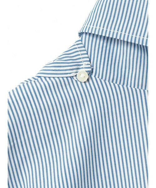 mizuiro ind / ミズイロインド シャツ・ブラウス | mizuiro ind ストライプスカーフカラーシャツ | 詳細16