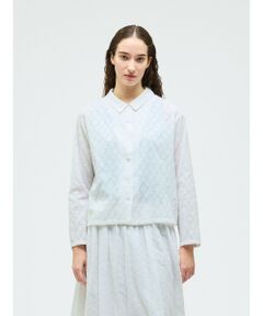 mizuiro ind / ミズイロインド シャツ・ブラウス | mizuiro ind ジャカードロングスリーブシャツ