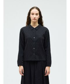 mizuiro ind / ミズイロインド シャツ・ブラウス | mizuiro ind ジャカードロングスリーブシャツ