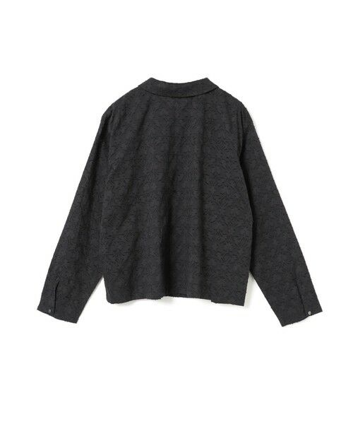 mizuiro ind / ミズイロインド シャツ・ブラウス | mizuiro ind ジャカードロングスリーブシャツ | 詳細17