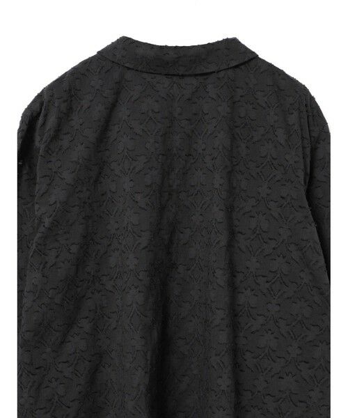 mizuiro ind / ミズイロインド シャツ・ブラウス | mizuiro ind ジャカードロングスリーブシャツ | 詳細18