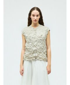 mizuiro ind / ミズイロインド シャツ・ブラウス | mizuiro ind ワッシャーノースリーブシャツ