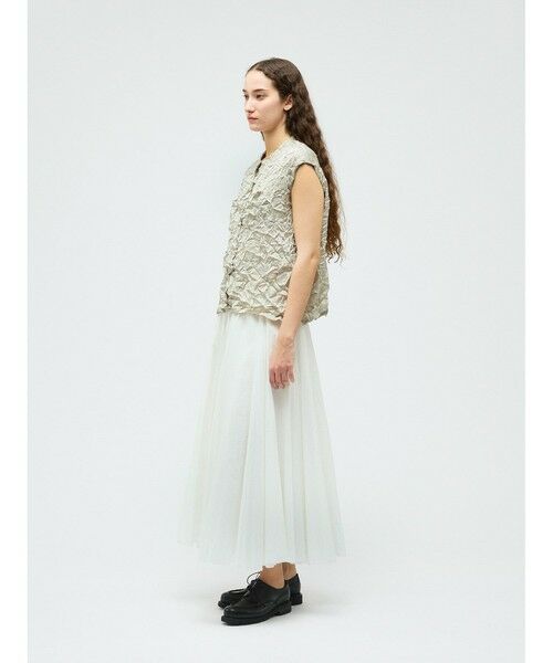 mizuiro ind / ミズイロインド シャツ・ブラウス | mizuiro ind ワッシャーノースリーブシャツ | 詳細16