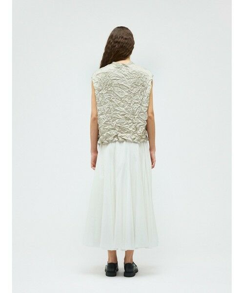 mizuiro ind / ミズイロインド シャツ・ブラウス | mizuiro ind ワッシャーノースリーブシャツ | 詳細18