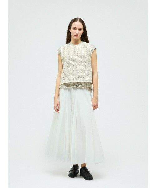 mizuiro ind / ミズイロインド シャツ・ブラウス | mizuiro ind ワッシャーノースリーブシャツ | 詳細19