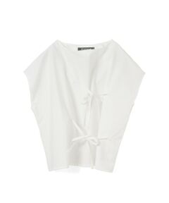 mizuiro ind / ミズイロインド カットソー | mizuiro ind リボンプルオーバー