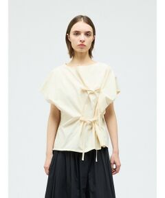 mizuiro ind / ミズイロインド カットソー | mizuiro ind リボンプルオーバー