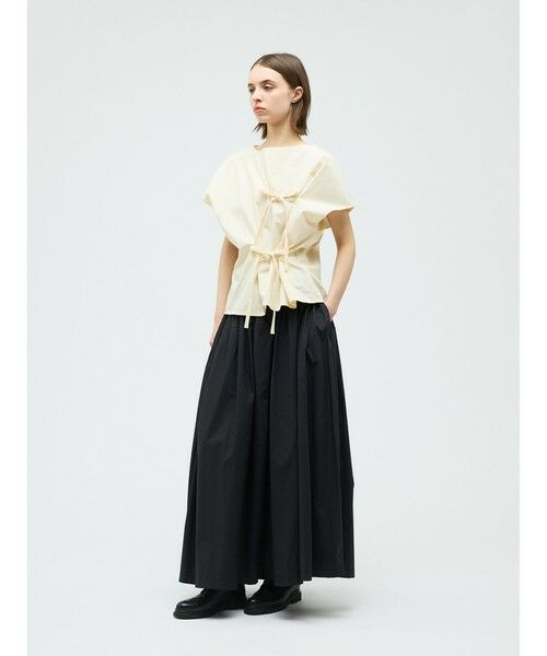 mizuiro ind / ミズイロインド カットソー | mizuiro ind リボンプルオーバー | 詳細9