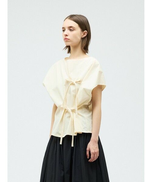 mizuiro ind / ミズイロインド カットソー | mizuiro ind リボンプルオーバー | 詳細5