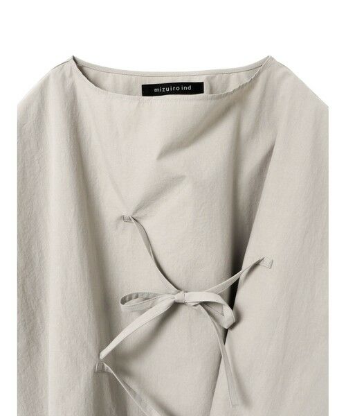 mizuiro ind / ミズイロインド カットソー | mizuiro ind リボンプルオーバー | 詳細15