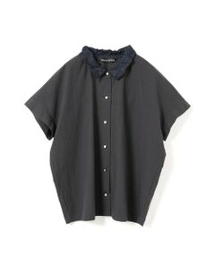 mizuiro ind / ミズイロインド シャツ・ブラウス | mizuiro ind ワッシャーカラーワイドシャツ