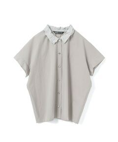 mizuiro ind / ミズイロインド シャツ・ブラウス | mizuiro ind ワッシャーカラーワイドシャツ