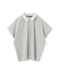 mizuiro ind / ミズイロインド シャツ・ブラウス | mizuiro ind ワッシャーカラーワイドシャツ