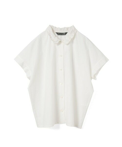 mizuiro ind / ミズイロインド シャツ・ブラウス | mizuiro ind ワッシャーカラーワイドシャツ | 詳細6