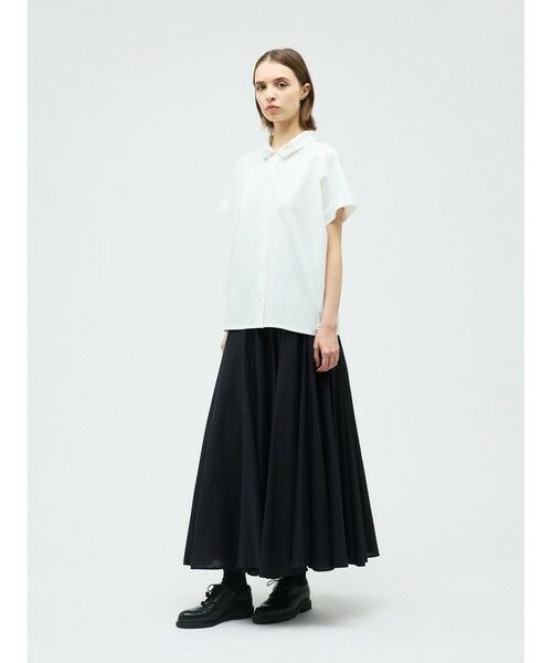 mizuiro ind / ミズイロインド シャツ・ブラウス | mizuiro ind ワッシャーカラーワイドシャツ | 詳細12