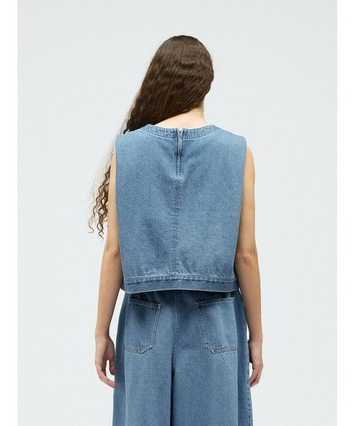 mizuiro ind / ミズイロインド ベスト | mizuiro ind デニムベスト(BLEACH) | 詳細5