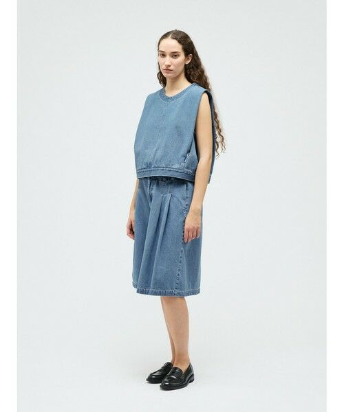 mizuiro ind / ミズイロインド ベスト | mizuiro ind デニムベスト(BLEACH) | 詳細7