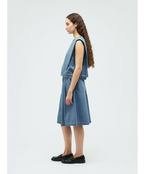 mizuiro ind / ミズイロインド ベスト | mizuiro ind デニムベスト(BLEACH) | 詳細8