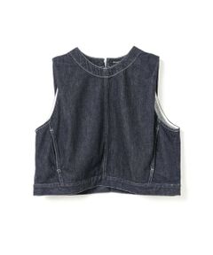 mizuiro ind / ミズイロインド ベスト | mizuiro ind デニムベスト(ONEWASH)