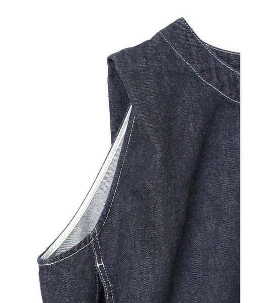 mizuiro ind / ミズイロインド ベスト | mizuiro ind デニムベスト(ONEWASH) | 詳細3