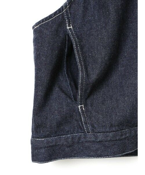 mizuiro ind / ミズイロインド ベスト | mizuiro ind デニムベスト(ONEWASH) | 詳細4