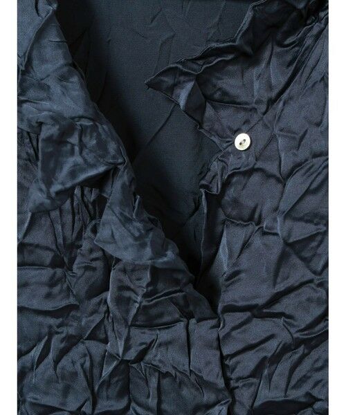 mizuiro ind / ミズイロインド シャツ・ブラウス | mizuiro ind ワッシャーハーフスリーブシャツ | 詳細12