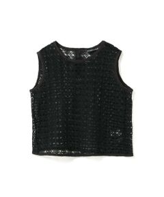 mizuiro ind / ミズイロインド ベスト | mizuiro ind レースクルーネックベスト