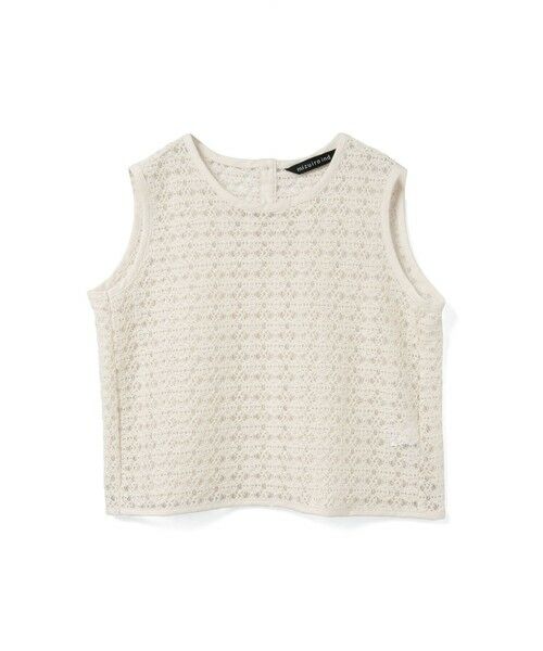 mizuiro ind / ミズイロインド ベスト | mizuiro ind レースクルーネックベスト | 詳細1