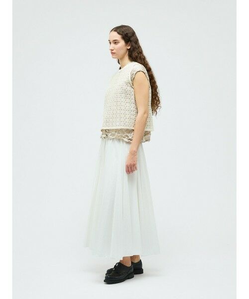 mizuiro ind / ミズイロインド ベスト | mizuiro ind レースクルーネックベスト | 詳細7