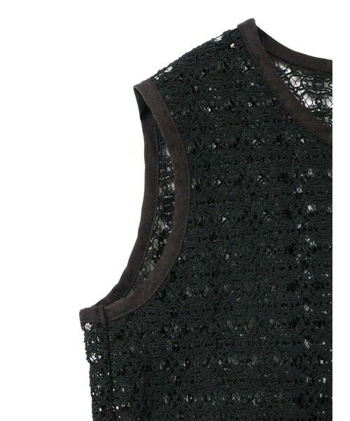 mizuiro ind / ミズイロインド ベスト | mizuiro ind レースクルーネックベスト | 詳細12