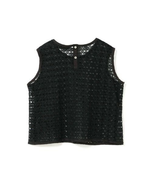 mizuiro ind / ミズイロインド ベスト | mizuiro ind レースクルーネックベスト | 詳細13
