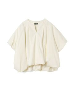 mizuiro ind / ミズイロインド シャツ・ブラウス | mizuiro ind バルーンノーカラーシャツ