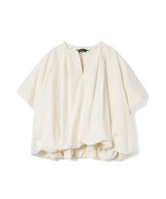 mizuiro ind / ミズイロインド シャツ・ブラウス | mizuiro ind バルーンノーカラーシャツ