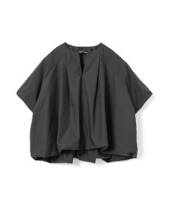 mizuiro ind / ミズイロインド シャツ・ブラウス | mizuiro ind バルーンノーカラーシャツ